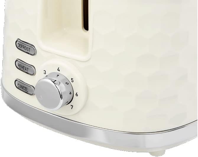 Hive 2 Slice Toaster - Cream