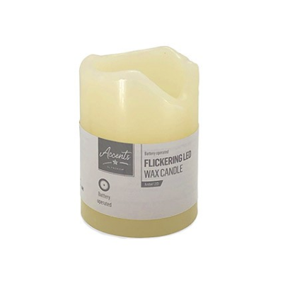 7cm Led Flickering Christmas Wax Candle