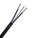 Grey 2.5mm 24A Twin & Earth (T&E) Flat PVC Lighting Power Cable - 10m
