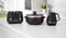 Evoke 4 Slice Toaster, Rose Gold & Black