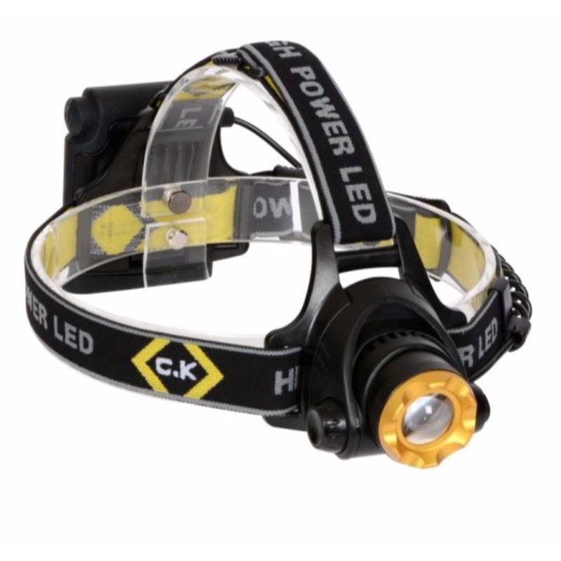 200 Lumen Bright IP64 Rated Large LED Head Lamp Torch Flashlight