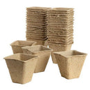 Fibre Pots Square 6cm - 20 Pack