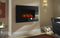 Charmouth Glass Effect Electric Fire - Black