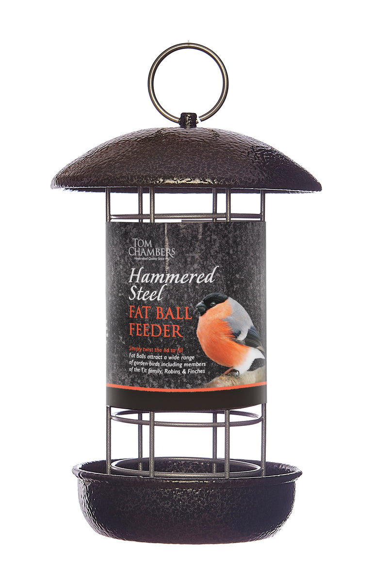 Tom Chambers Hammered Steel Fat Ball Feeder