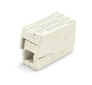 2 Way Push-In Toolless Lighting Connector Block, 100 Pack