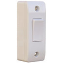 Sline 10A 1 Gang 2 Way Architrave Switch & Pattress Box