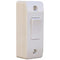 Sline 10A 1 Gang 2 Way Architrave Switch & Pattress Box