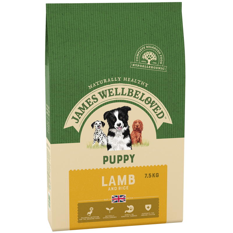 Complete Dry Puppy Food - Lamb & Rice - 7.5KG