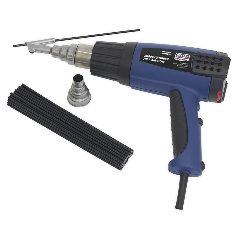 Plastic Welding Kit with Hot Air Gun