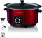 Sear and Stew 6.5L Slow Cooker, Red