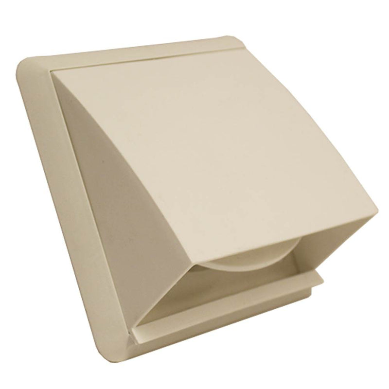 4 Inch Cowled Vent, White