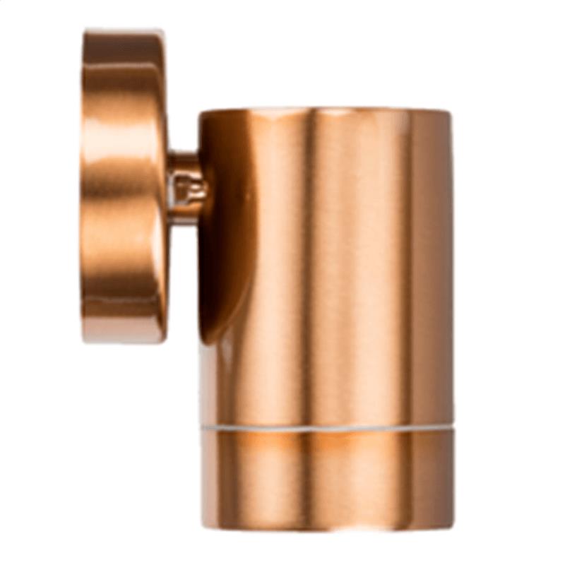 IP65 GU10 35W Fixed Wall Light - Brushed Copper
