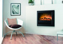 Bach Wall Mounted Electric Fire - Black