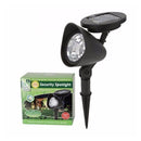 3 LED Solar Powered Wireless Garden Pathway Security Spot Light