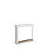 Hagen Electric Fireplace, Pure White, Mantel Only