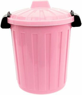 25L Bin with Clip on Lid - Pink