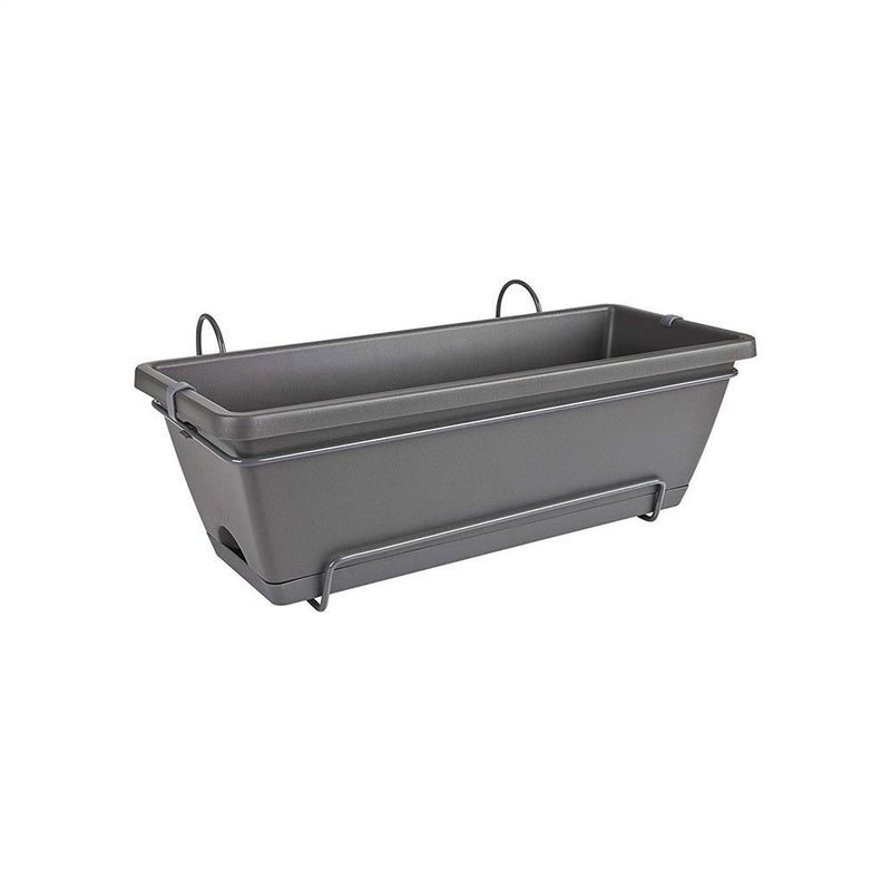 Barcelona Allin1 50cm Balcony Pot - Anthracite