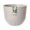 Fuente Lily 38cm Round Plastic Indoor & Outdoor Plant Pot - Pebble Grey