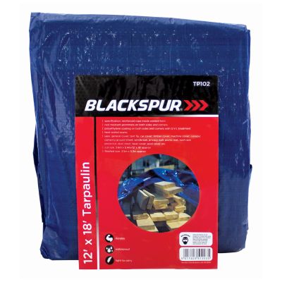 12'(3.6m) x 18'(5.4m) TARPAULIN - BLUE