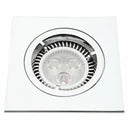 Die-Cast MR16 50mm Low Voltage Square Downlight, Polished Chrome
