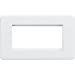 Screwless 4G Modular Faceplate - Matt White