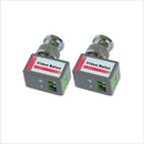 BNC Right Angle Passive Video Balun, Pack of 2