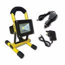 Rechargeable 10W  600 Lumens Bright IP65 LED Site Flood Light