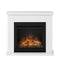 Frode Electric Fireplace, Pure White, UK Plug