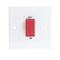 45A White 1G Double Pole 230V Electric Cooker Wall Plate Switch