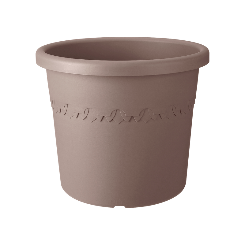 Algarve Cilindro Wheels 58cm Pot - Taupe