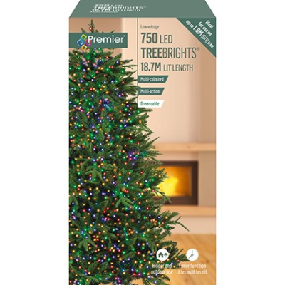 750 LED Multi Action TreeBrights, Multi Coloured