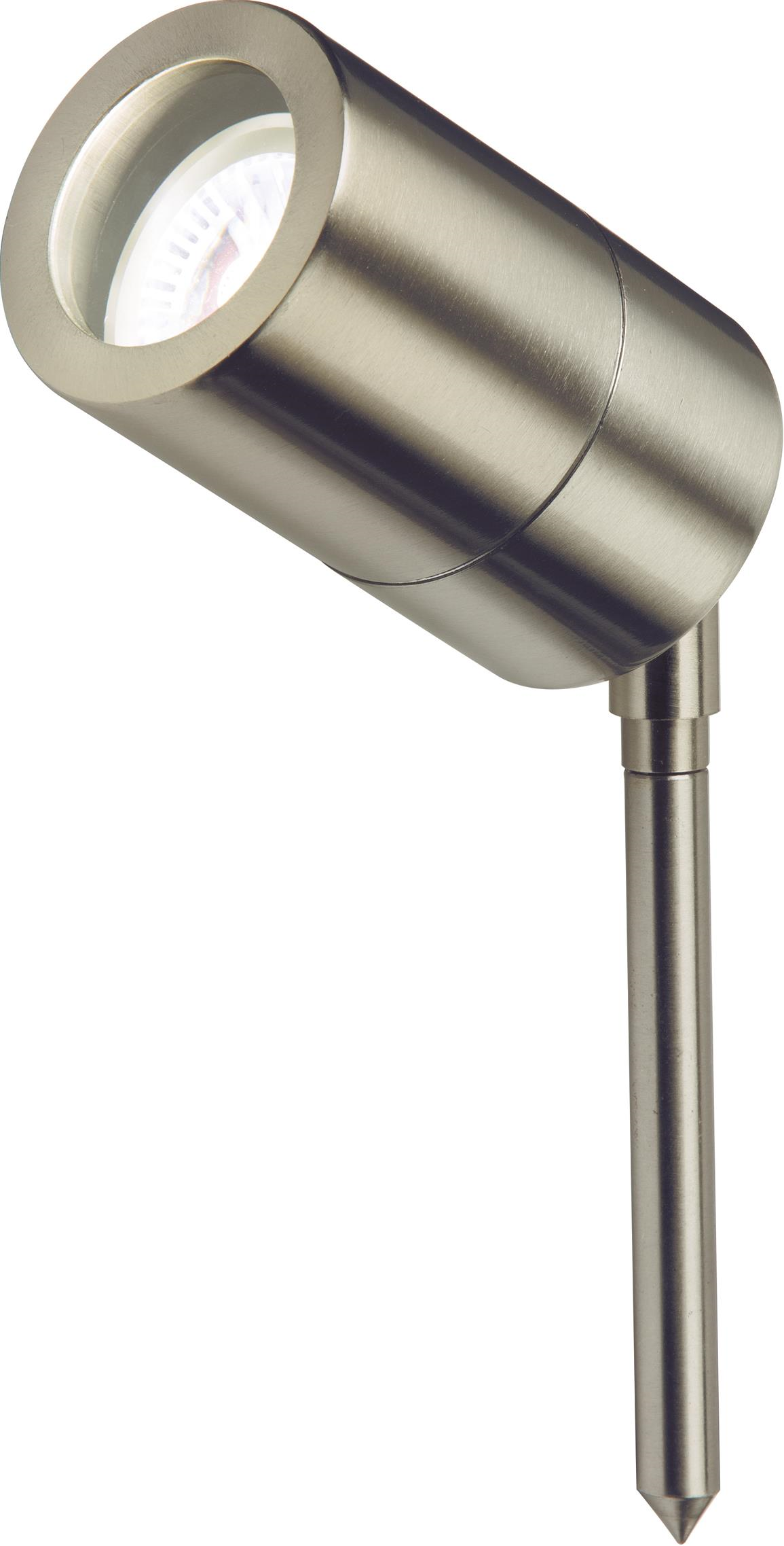 GU10 35W IP54 Ground Spike Garden Light - Lightweight - Single