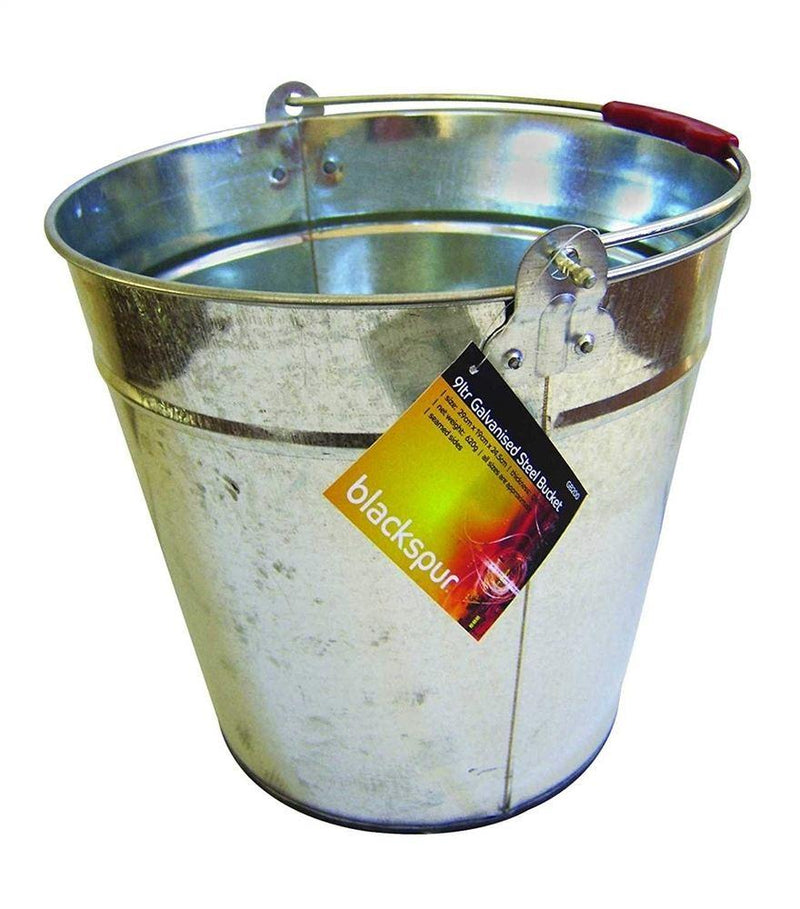 9L Galvanised Bucket