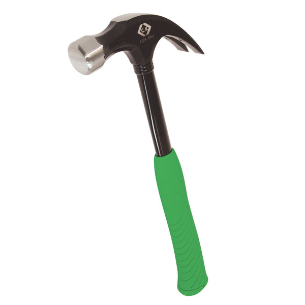 High Visibility Steel Claw Hammer - 20 Oz