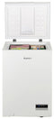 100 Litre Free Standing Small Chest Freezer, White