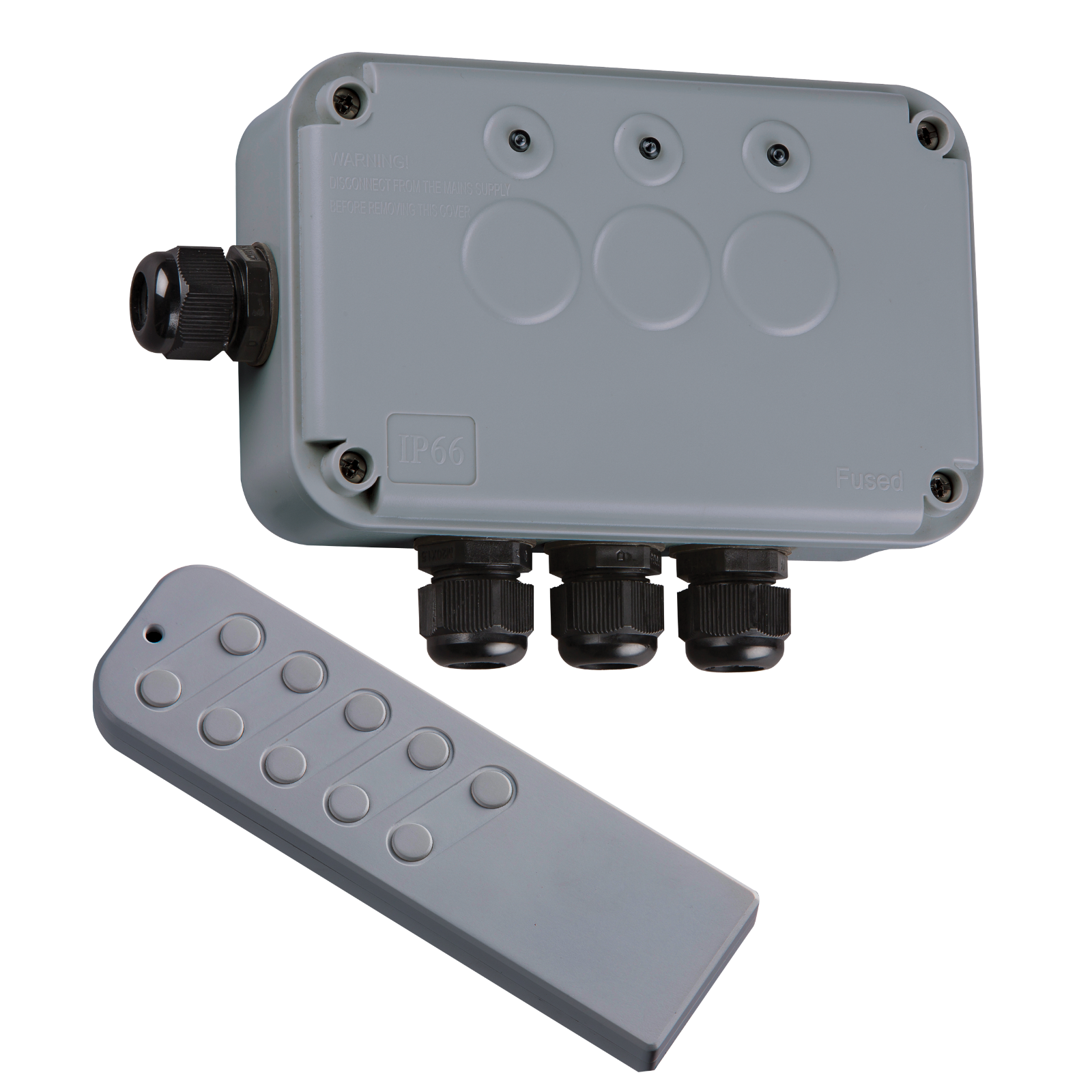 3 Gang Remote Controlled IP66 Weatherproof Outdoor Switch Box
