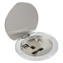 13A 1G Stainless Steel Recessed Desk Top and Floor Socket with Twin 5V USB Charger Ports