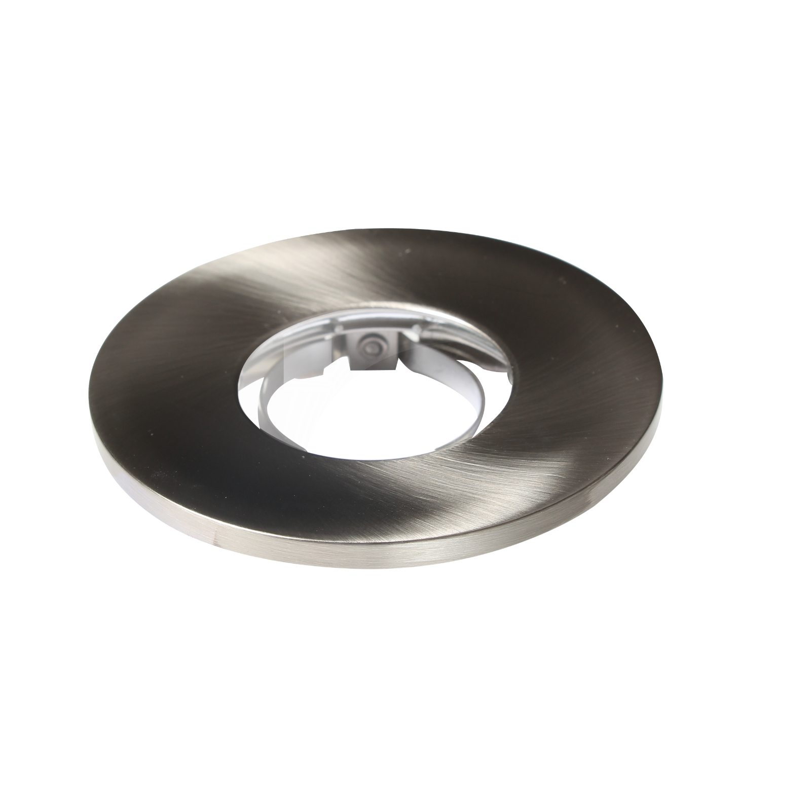 Evolve Fire Rated IP65 Waterproof Twist & Lock Downlight Fixed Trim Bezel - Brushed Chrome