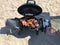 Portable Table Top Gas BBQ With Cast Iron Grill Barbecue Plate