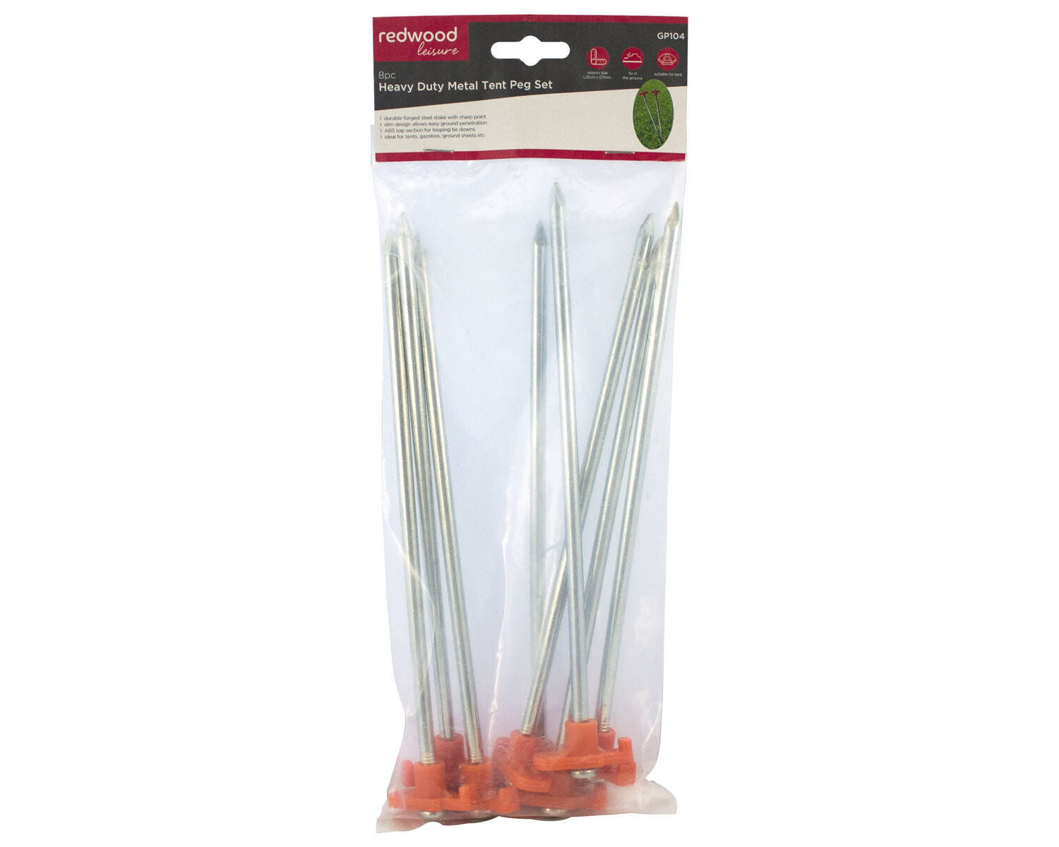 Garden & Tent Pegs - 10 Pack