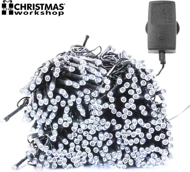 White Ultra Bright LED String Chaser Lights - 600 LED