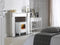 Chourchevel Optiflame Electric Stove - Matt White