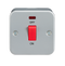 45A 1G DP 230V Metal Clad Switch With Neon