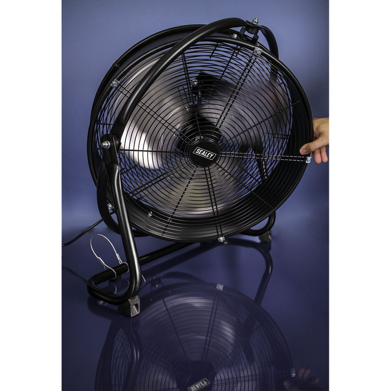 Industrial High Velocity Orbital Drum Fan 20 Inch 230V