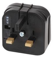 USA to UK Converter Plug, 10A, Black