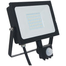 Atlas Mini 2 LED Floodlight with PIR IP65 Black 30W 4000K