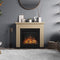 Frode Electric Fireplace, Pure White, UK Plug