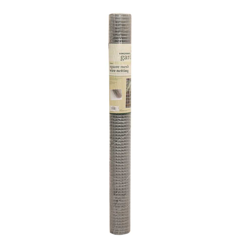 Square Mesh Wire Netting 90cm x 4m - 13mm
