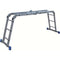 Multi Position Locking Collapsable Aluminum Ladder