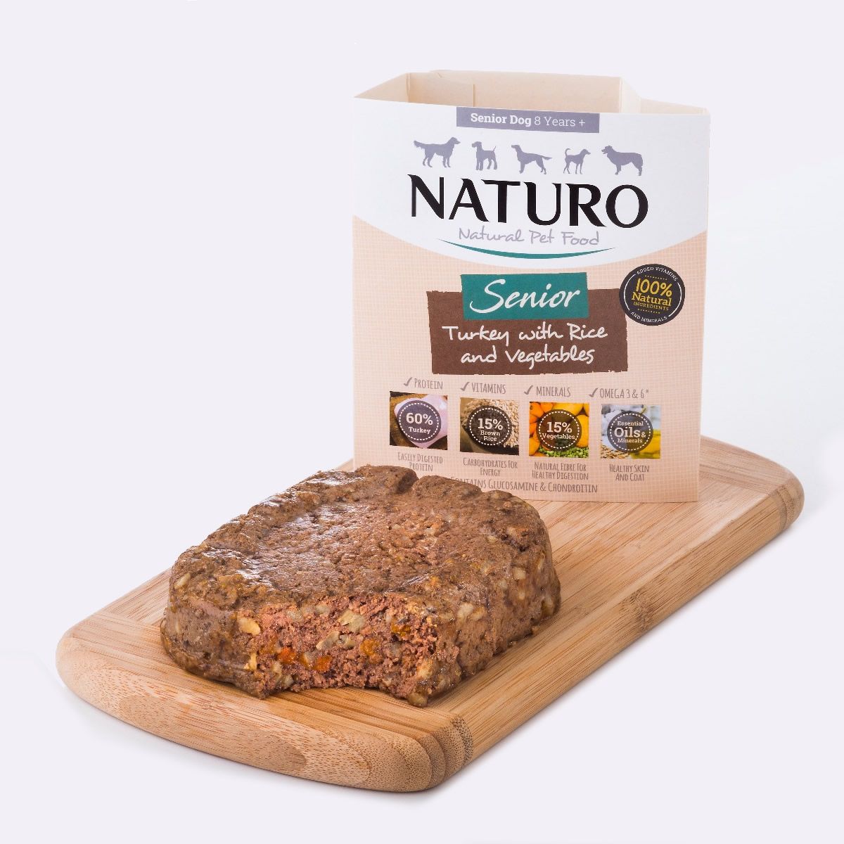 Senior Dog Turkey with Rice and Vegetables, 400g X7